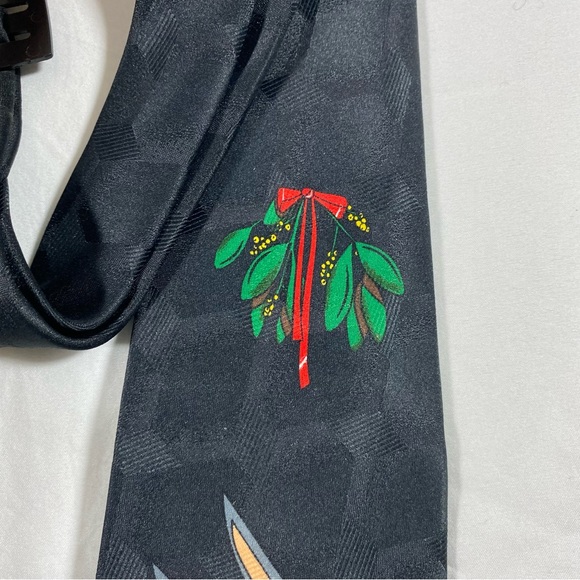 Christmas Looney tunes Tie Bugs Bunny Tasmanian Devil Tie Vintage 80s 90s NWT - Picture 6 of 6